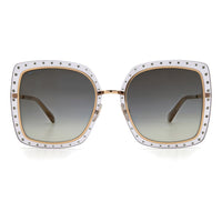Jimmy Choo Goldene Metall-Sonnenbrille