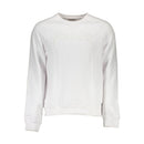 Guess Jeans Weißes Unisex-Sweatshirt aus Baumwolle
