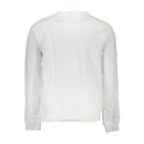 Guess Jeans Weißes Unisex-Sweatshirt aus Baumwolle