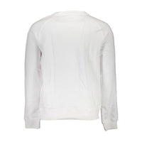 Guess Jeans Weißes Unisex-Sweatshirt aus Baumwolle