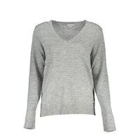 U.S. POLO ASSN. Silberner Pullover aus Wolle für Frauen