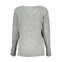 U.S. POLO ASSN. Silberner Pullover aus Wolle für Frauen