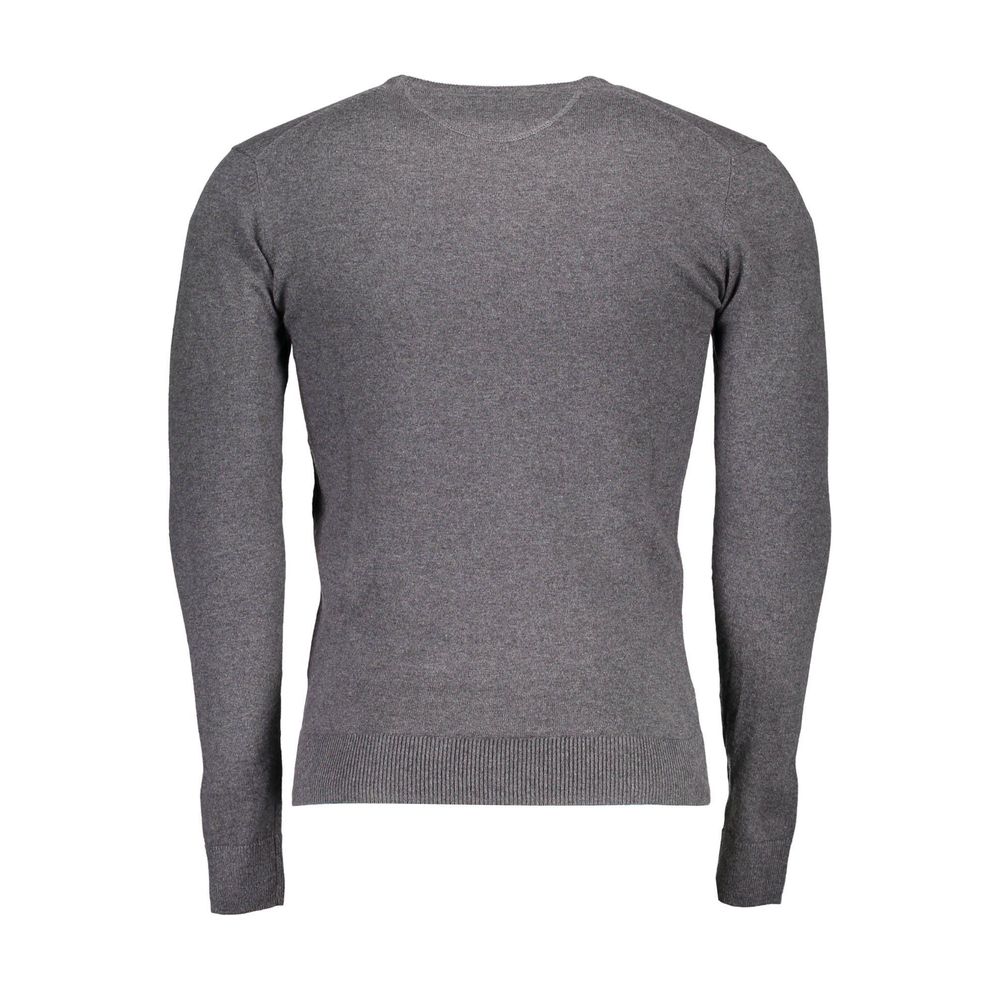 U.S. POLO ASSN. Grauer Baumwollpullover für Männer