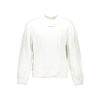 Calvin Klein Weißes Unisex-Sweatshirt aus Baumwolle