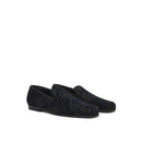 Etro Blaue Leder-Slipper