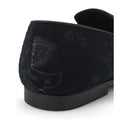 Etro Blaue Leder-Slipper