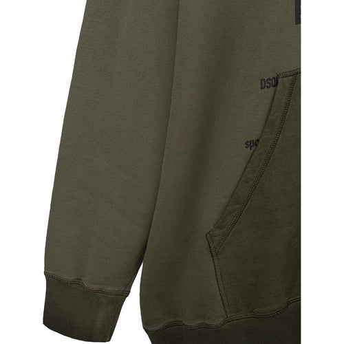Dsquared² Baumwoll-Sweatshirt in Grün