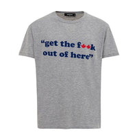 Dsquared² T-Shirt aus grauer Baumwolle