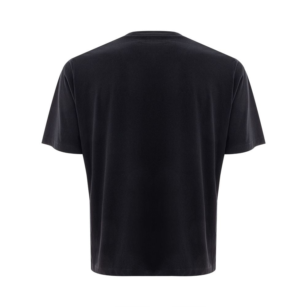 Dsquared² Schwarzes T-Shirt aus Baumwolle