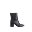 Burberry Schwarzer Lederstiefel