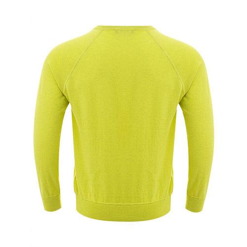 Gran Sasso Sunny Yellow Pullover made of Italian cotton