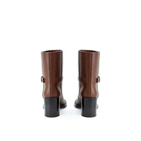 Burberry Brauner Lederstiefel