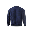 Emporio Armani Elegant linen blue T-shirt for men