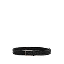 Bottega Veneta Schwarzer Ledergürtel