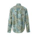 Tom Ford Blaues Lyocell-Hemd