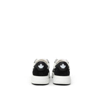 Dsquared² Schwarzer und weißer Leder-Sneaker
