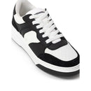 Dsquared² Schwarzer und weißer Leder-Sneaker