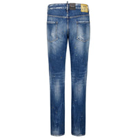 Dsquared² Blaue Baumwolljeans &amp