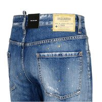 Dsquared² Blaue Baumwolljeans &amp