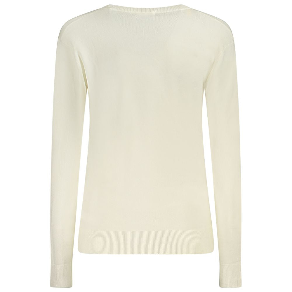 Guess Jeans Weißer Viskose-Pullover
