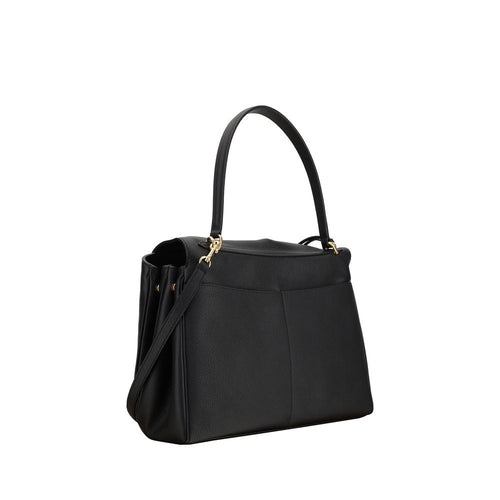 Balenciaga Schwarze Kalbshaut Bos Taurus Schultertasche