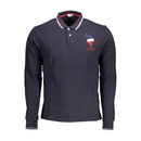 U.S. POLO ASSN. Blaues Baumwoll-Poloshirt für Männer