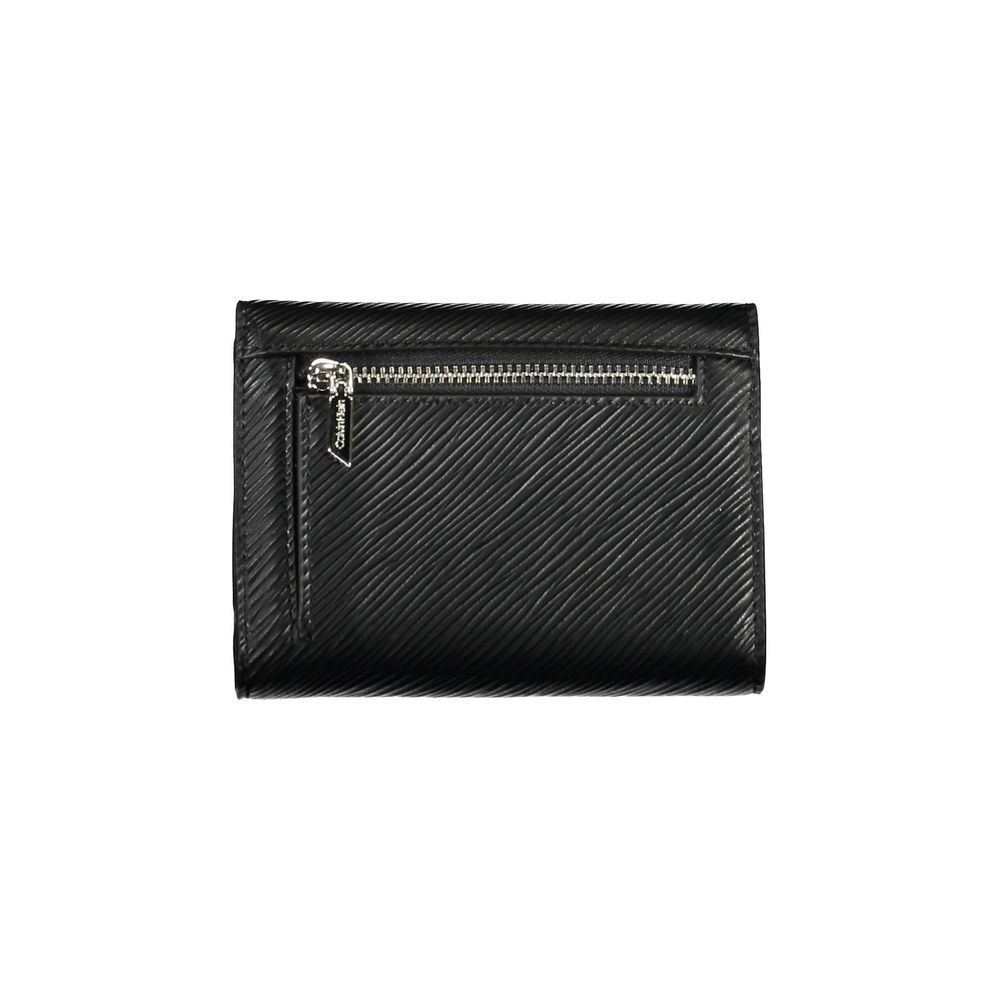 Calvin Klein Schwarzes Polyethylen Portemonnaie für Frauen