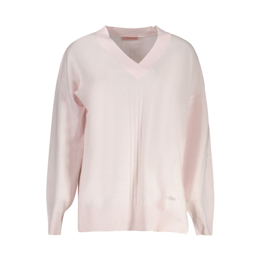 Guess Jeans Rosa Acryl Frauen Pullover