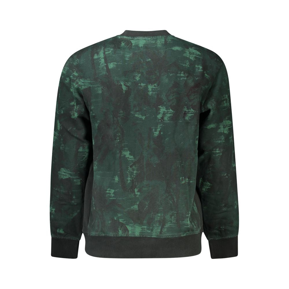 Hugo Boss Grüner Baumwollpullover für Männer