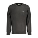 Calvin Klein Schwarzer Baumwollpullover für Männer