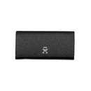 Tommy Hilfiger Schwarzes Polyethylen Portemonnaie für Frauen