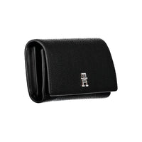 Tommy Hilfiger Schwarzes Polyethylen Portemonnaie für Frauen