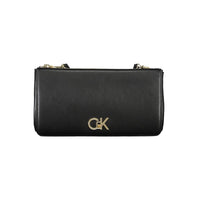 Calvin Klein Schwarze Polyester Handtasche