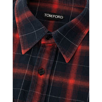 Tom Ford Bicolor Leinenhemd
