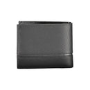 Calvin Klein Schwarzes Leder Herren Portemonnaie
