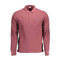 U.S. POLO ASSN. Lila Baumwolle Männer Polo Shirt