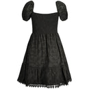 Guess Jeans Schwarzes Baumwollkleid für Frauen