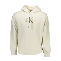 Calvin Klein Weißer Baumwollpullover für Männer