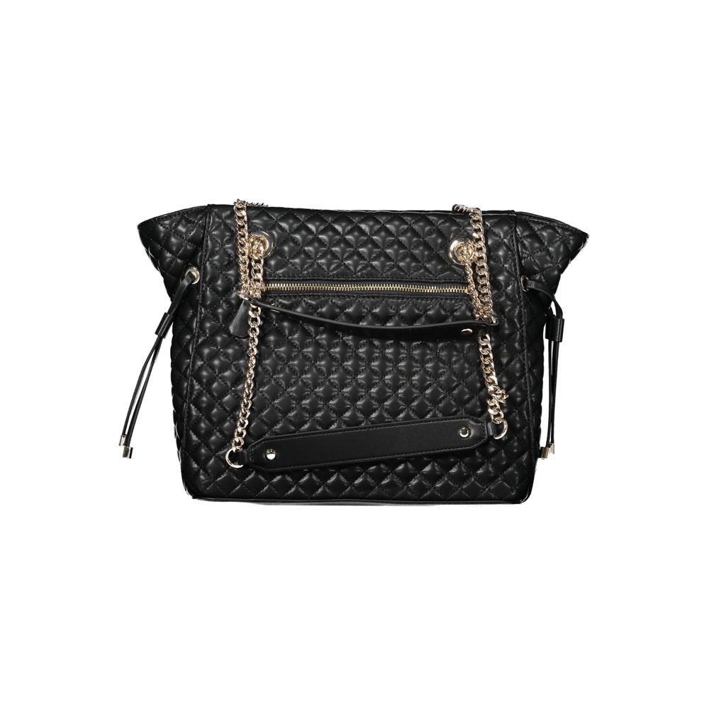 Guess Jeans Schwarz Polyethylen Frauen Handtasche