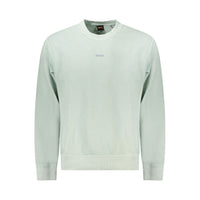 Hugo Boss Grüner Baumwollpullover für Männer