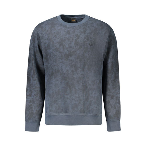 Hugo Boss Baumwoll-Sweatshirt in Blau