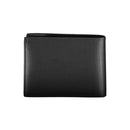 Calvin Klein Schwarzes Leder Herren Portemonnaie