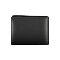Calvin Klein Schwarzes Leder Herren Portemonnaie