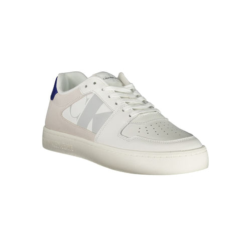 Calvin Klein Weißes Leder Herren Sneaker