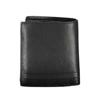 Tommy Hilfiger Schwarzes Leder Herren Portemonnaie