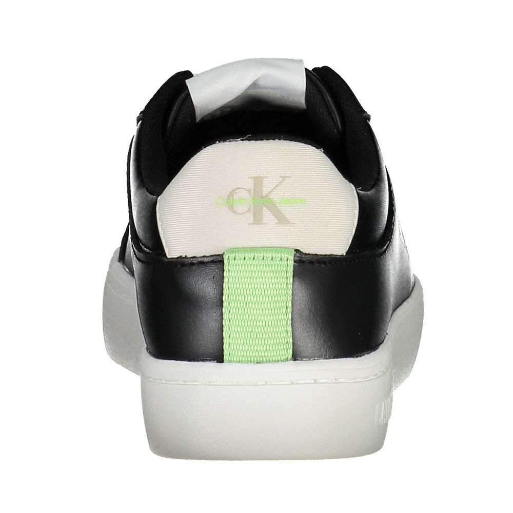 Calvin Klein Schwarzer Polyester Damen Sneaker