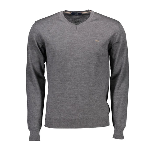 Harmont & Blaine Grauer Wollpullover