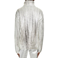 Balmain Brauner Rollkragenpullover aus Wolle für Männer