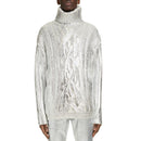 Balmain Brauner Rollkragenpullover aus Wolle für Männer