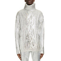 Balmain Brauner Rollkragenpullover aus Wolle für Männer